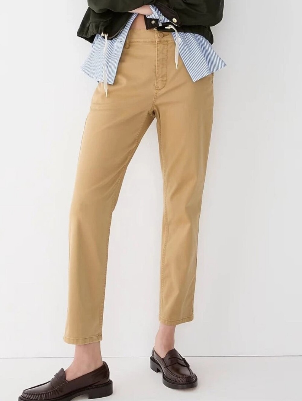 J. Crew Women's Vintage slim-straight stretch chino pant Size 32